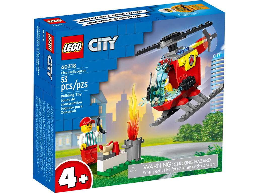 BLT1C60318 LegoCity 60318 Fire Helicopter 53 Pieces