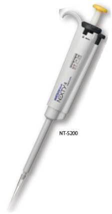 Watson Biolab NT-S200 NEXTY-S200 Single Channel Pipette, 20-200uL