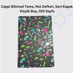 [Stn1Cappi320] Cappi Scientific Theme, Notebook, Hard Cover, Small, 320 Pages